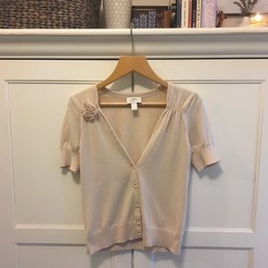Loft short sleeve vintage styled cardigan S